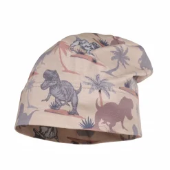 KIDS BOY-Beanie Dinosaurier Jersey bedruckt
