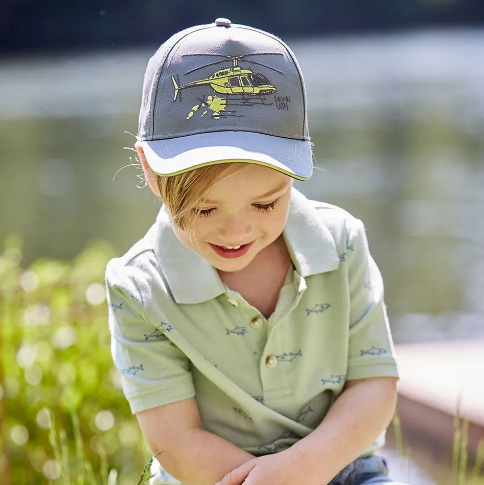 KIDS BOY-Cap "helicopter" snap-back Verschluß