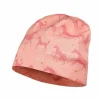 KIDS GIRL-Beanie Pferde Jersey bedruckt