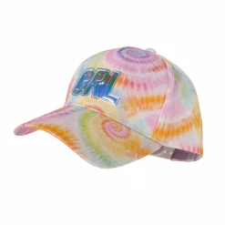 KIDS GIRL-Cap Batik Deko-Label, Snap-back Verschluß