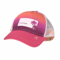 KIDS GIRL-Cap Farbverlauf Netz hinten, snap-back Verschluß