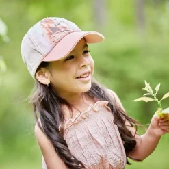 KIDS GIRL-Cap Pferde Metallringverschluß