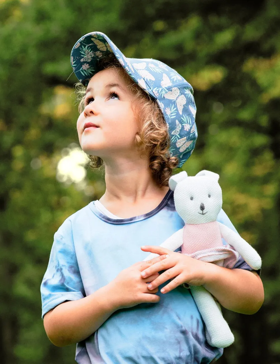 KIDS GIRL-Cap "allover butterfly", Klettverschluß