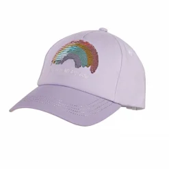 KIDS GIRL-Cap Regenbogen Metallverschluß