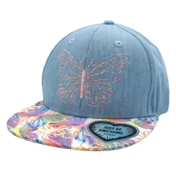 KIDS GIRL-Cap Schmetterling snap-back Verschluß