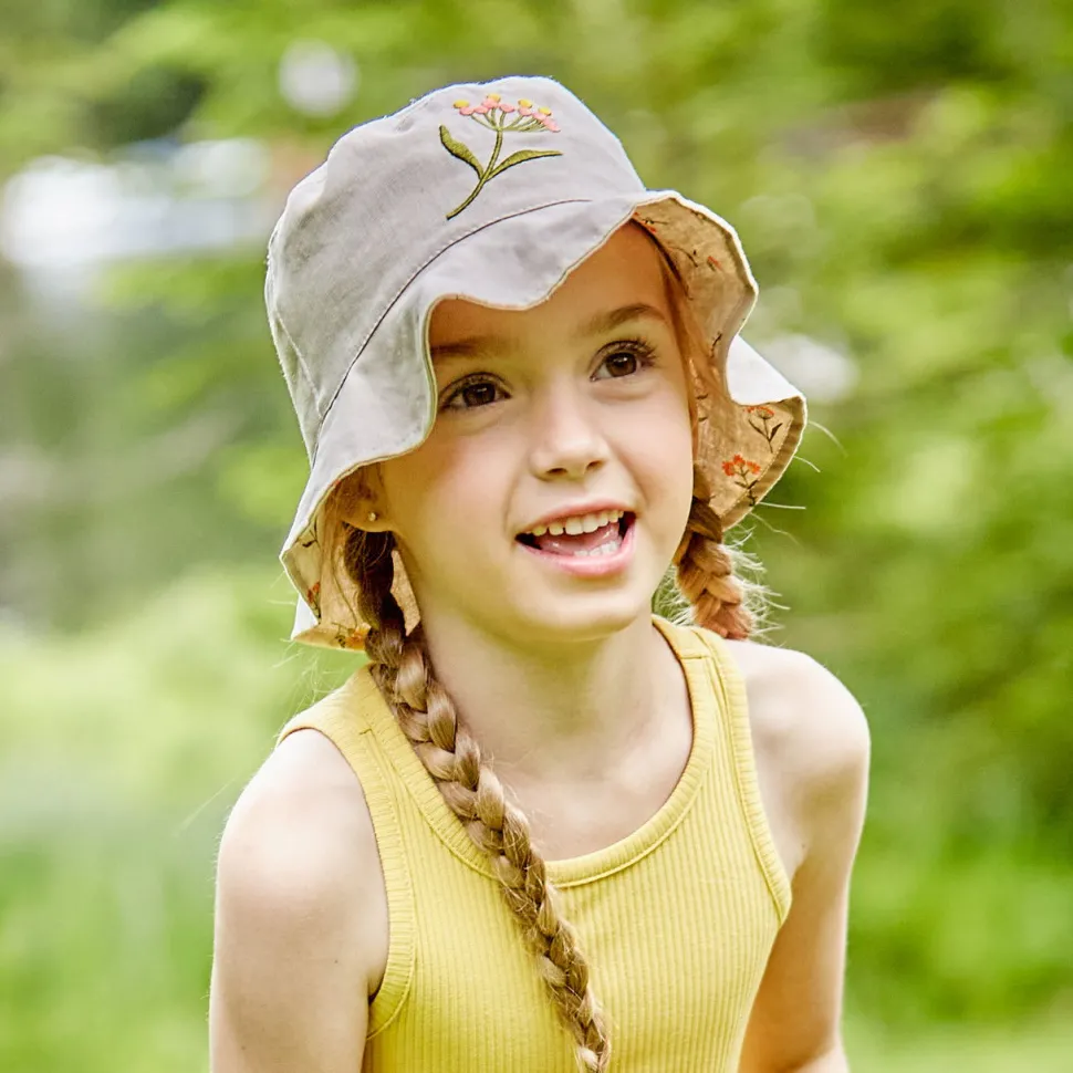 KIDS GIRL-Hut Blume, Futter UV 30