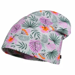 KIDS-Beanie, Jersey bedruckt UV 50