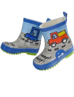 Kindergummistiefel "Autos" Reflekt 3M, Fotoprint