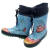 Kindergummistiefel "Feuerwehr" Reflex 3M, Winterfutter, Fotoprint, Stulpe