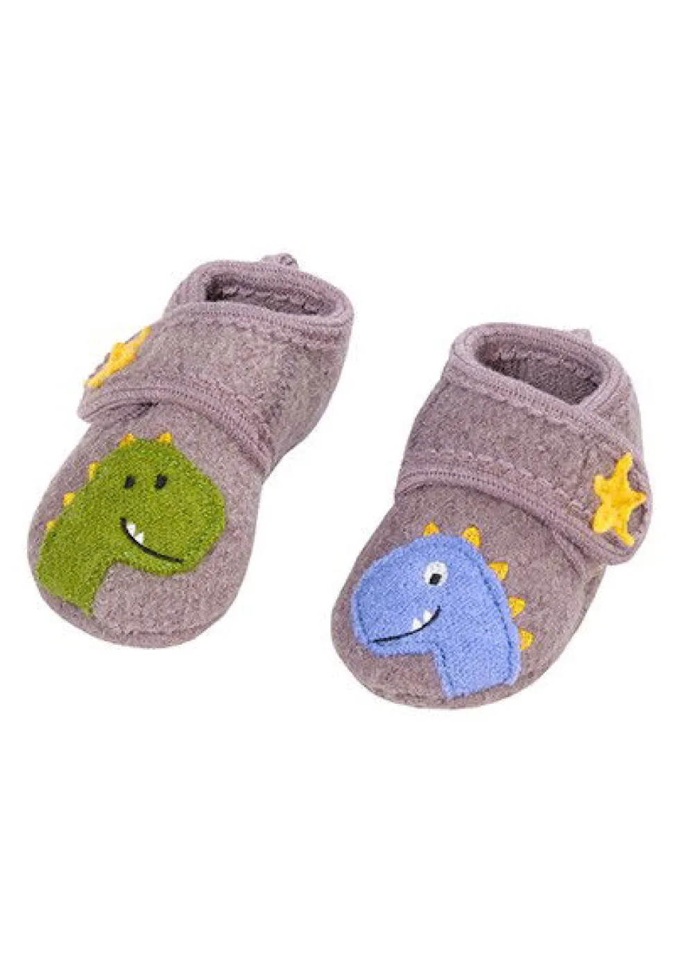 Lauflernschuhe, "Dinosaurier" Anti-Rutsch-Sohle, Klettverschluß