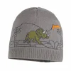 MINI BOY-Mütze, Jacquard Dinos randlos