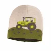 MINI BOY-Mütze randlos Jacquard Traktor