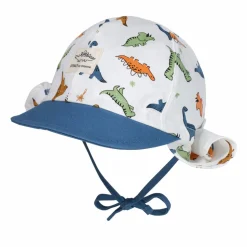MINI BOY-Schildmütze, "dino" Nackenschutz, Bindeband, UV 15