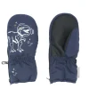 MINI BOY-Thermofausthandschuhe "space dino", Daumen, glow in the dark