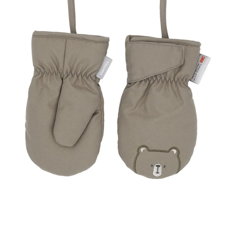 MINI BOY-Thermofausthandschuhe "Bär" Daumen, Klettverschluß