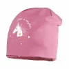 MINI GIRL-Beanie, "Einhorn" reversible, glow in the dark