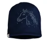 MINI GIRL-Beanie, "horse" Studs, Vollfutter