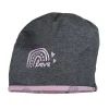 MINI GIRL-Beanie "rainbow love", reversible