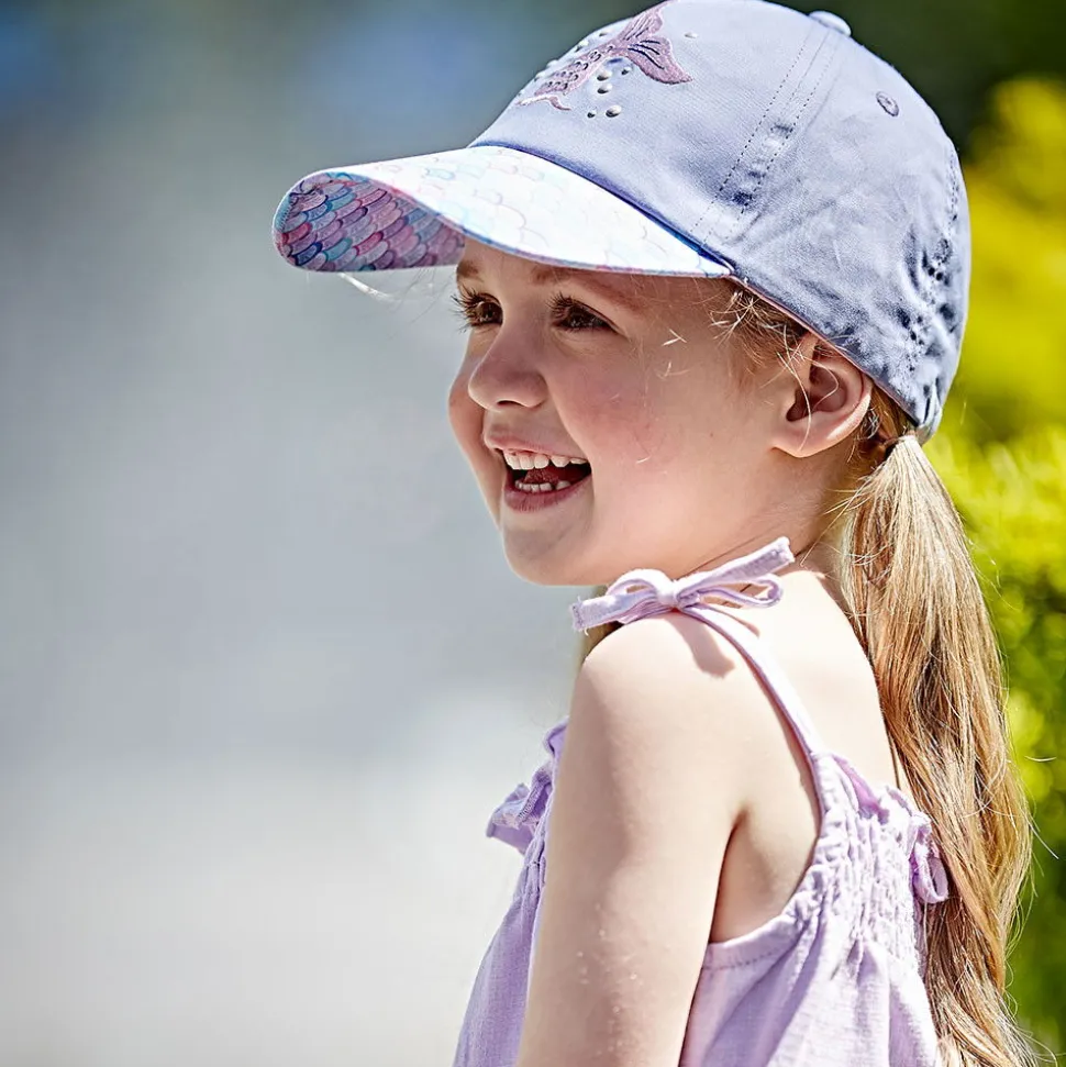 MINI GIRL-Cap Meerjungfrau Klettverschluß