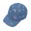 MINI GIRL-Cap, "jeans butterfly", Klettverschluß, UV 50