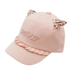 MINI GIRL-Cap, "meow" Öhrchen, Klettverschluß