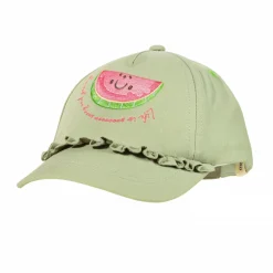 MINI GIRL-Cap Wassermelone Klettverschluss, Waschoptik