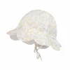 MINI GIRL-Flapper, Bogenkrempe "Streublümchen", Bindeband, UV 50