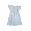 MINI GIRL-Kleid, A-Linie Jersey bedruckt, Flügelärmel