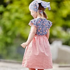 MINI GIRL-Kopftuch,Rüsche Jersey bedruckt, UV 50