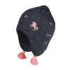 MINI GIRL-Mütze, ausgenäht Jacquard, Einhorn, Strass