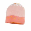 MINI GIRL-Mütze randlos Jacquard Margerite, Punkte