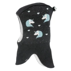 MINI GIRL-Schlupfmütze Jacquard Einhorn