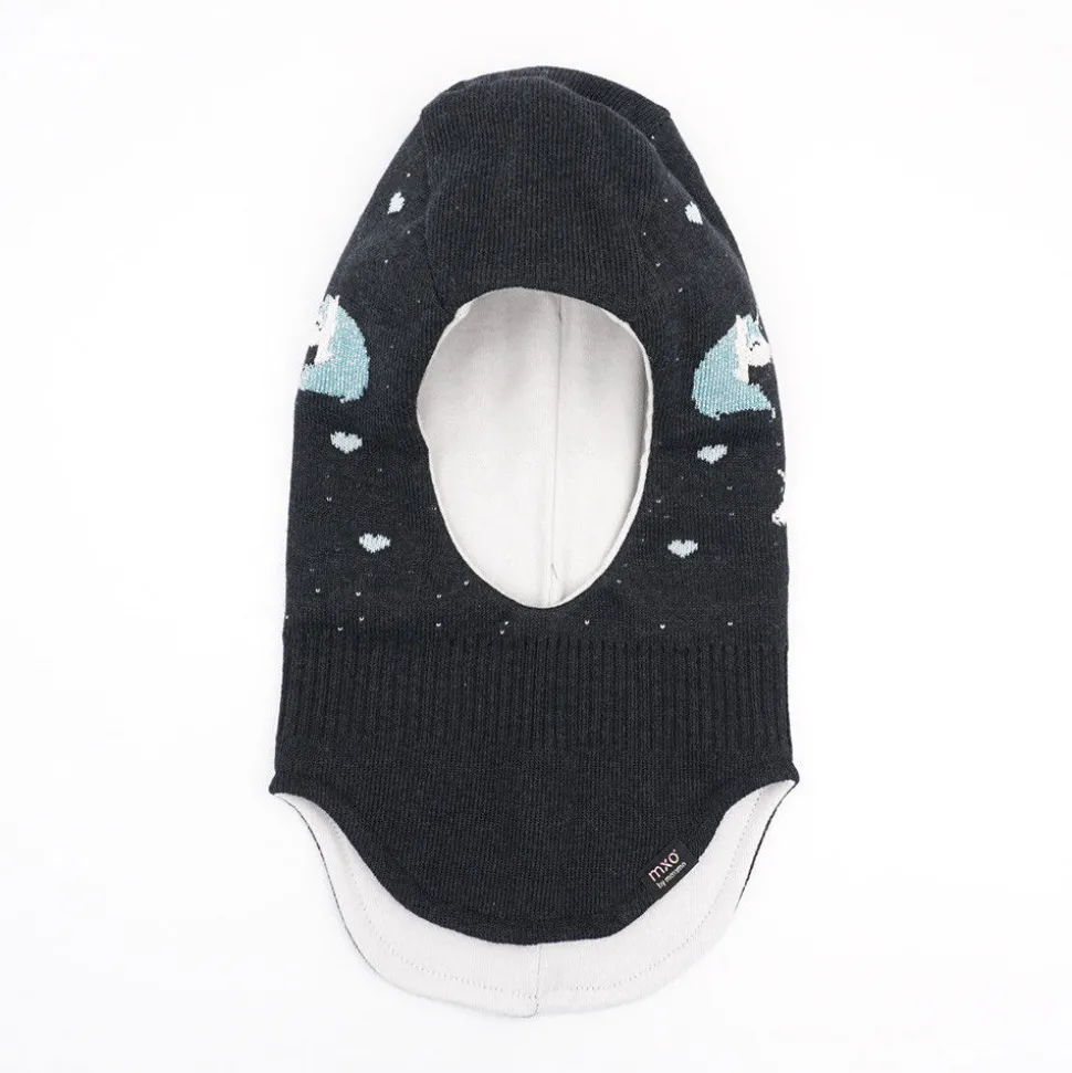 MINI GIRL-Schlupfmütze Jacquard Einhorn