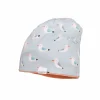 MINI-Beanie, reversible,Futter Jersey Druck/uni, UV 50