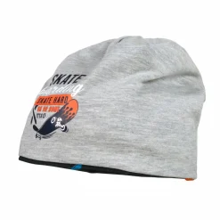 MINI-Beanie, reversible,Futter Bügelmotiv, uni/Druck, UV 50