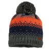 MINI-Mütze, Pompon Farbwechseljacquard, Futter