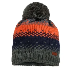 MINI-Mütze, Pompon Farbwechseljacquard, Futter