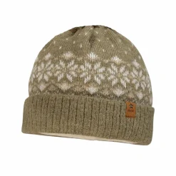 MINI-Mütze, Umschlag Norwegerjacquard, Futter