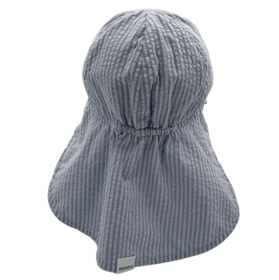 MINI-Schildmütze, Streifen Nackenschutz, Bindeband, UV 30