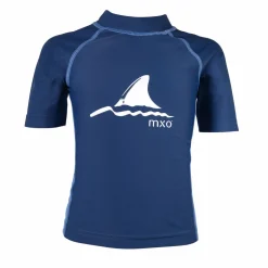 MINI-Shirt, kurzer Arm, Badestoff, Bügelmotiv, UV 50