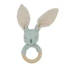 Rassel Hase, Musselin Holzring