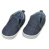 Schuhe uni mit Gummieinsatz beschichtete Sohle